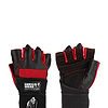 Dallas Wrist Wraps Gloves - Black/Red