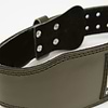 Gorilla Wear 4 Inch Padded Leather Lifting Belt - Army Green