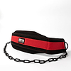 Gorilla Wear Nylon Dip Belt - Black/Red