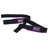 Women's Padded Lifting Straps - Black/Purple
