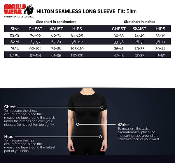 Hilton Seamless Long Sleeve - Blue