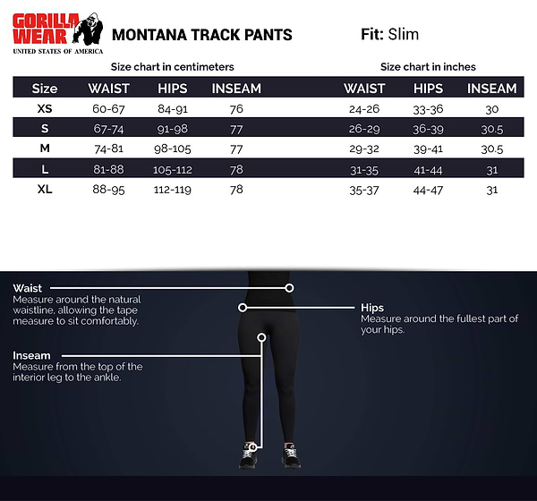 Montana Track Pants - Black