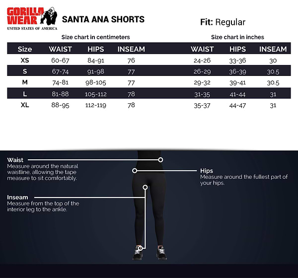 Santa Ana Shorts - Black
