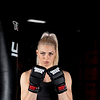 Ely MMA Sparring Gloves - Black/White