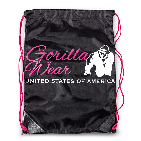Gorilla Wear Drawstring Bag - Black/Pink