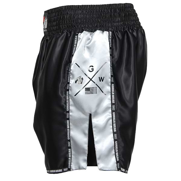 Henderson Muay Thai / Kickboxing Shorts - Black/Gray