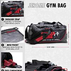 Jerome Gym Bag -  Black/Red