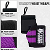 Women's Wrist Wraps - Black/Purple