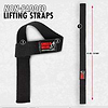 Non-Padded Lifting Straps - Black