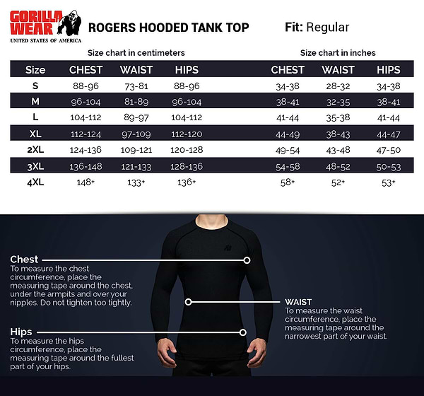 Rogers Hooded Tank Top - Black