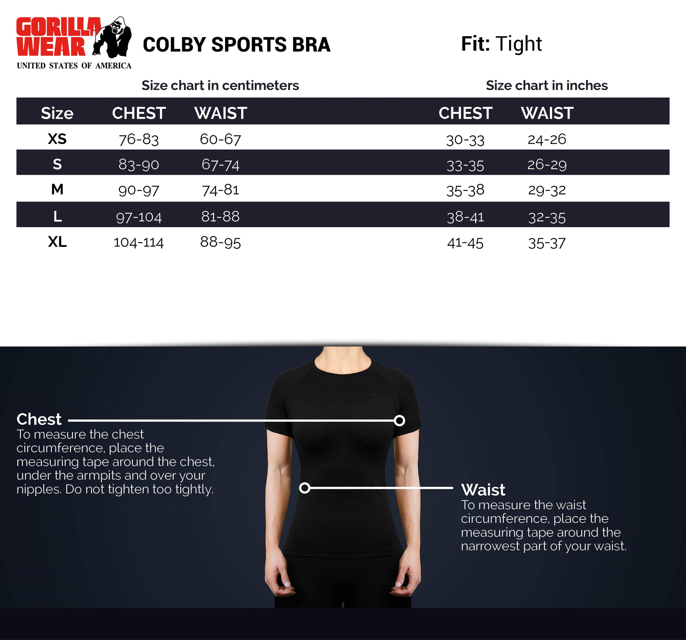 Colby Sports Bra - Black
