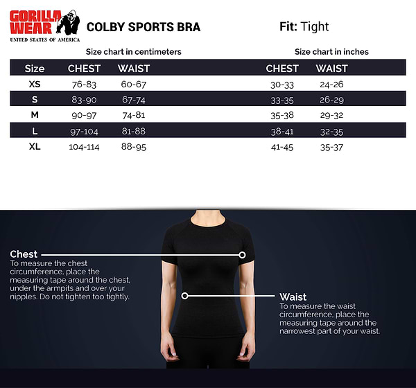 Colby Sports Bra - Black