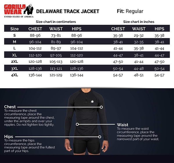 Delaware Track Jacket -Black