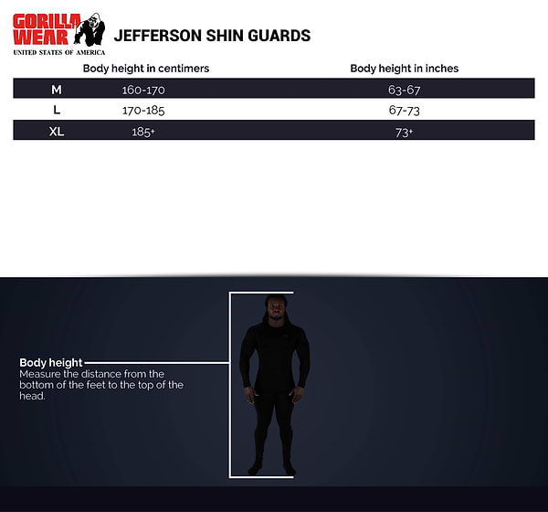 Jefferson Shin Guards - Black