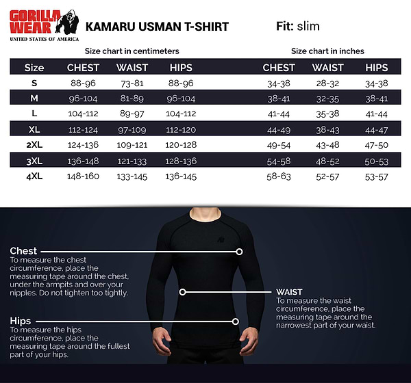 Kamaru Usman T-shirt - Black