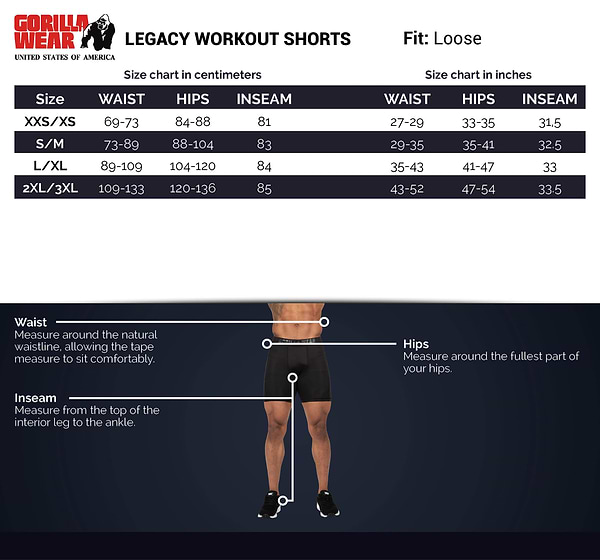 Legacy Workout Shorts - Black