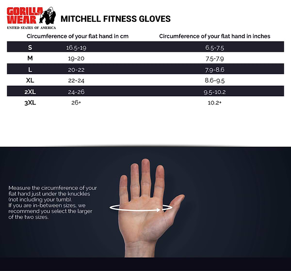 Mitchell Training Gloves - Black/Gray