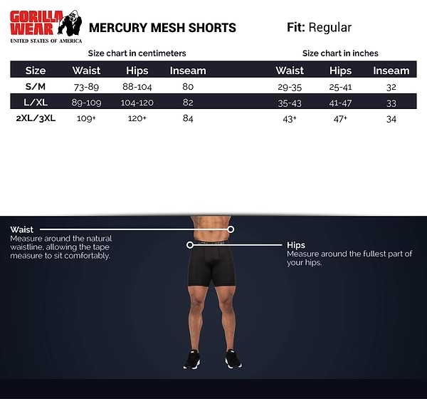 Mercury Mesh Shorts - Gray/Black