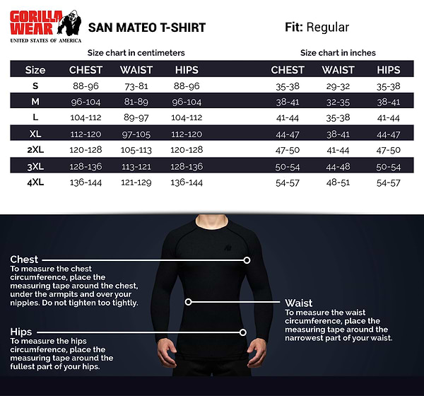 San Mateo T-shirt - Black/Red