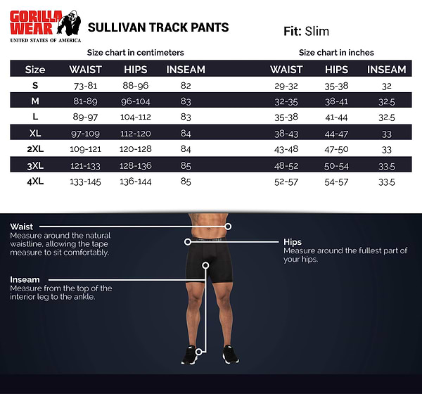 Sullivan Track Pants - Gray