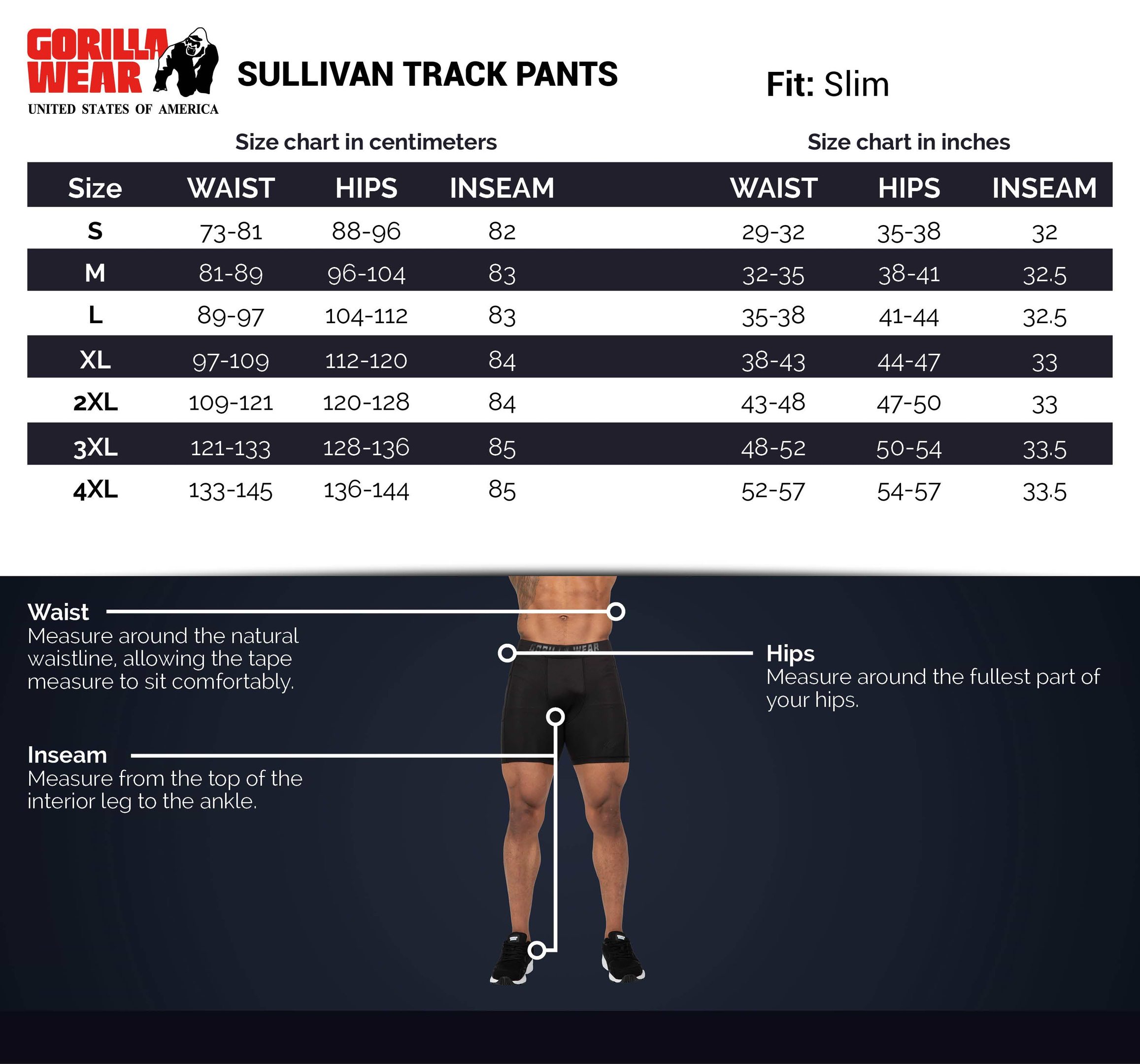 Sullivan Track Pants - Black