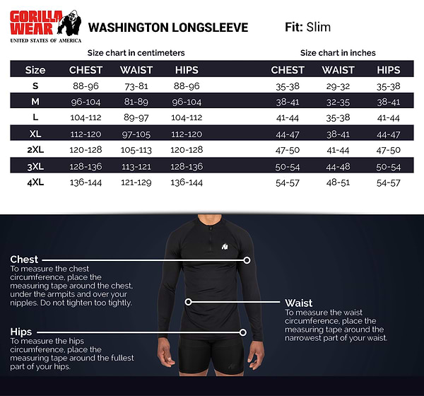 Washington Long Sleeve - Black