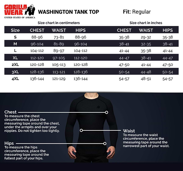 Washington Tank Top - Black