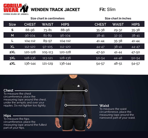 Wenden Track Jacket - Black/White