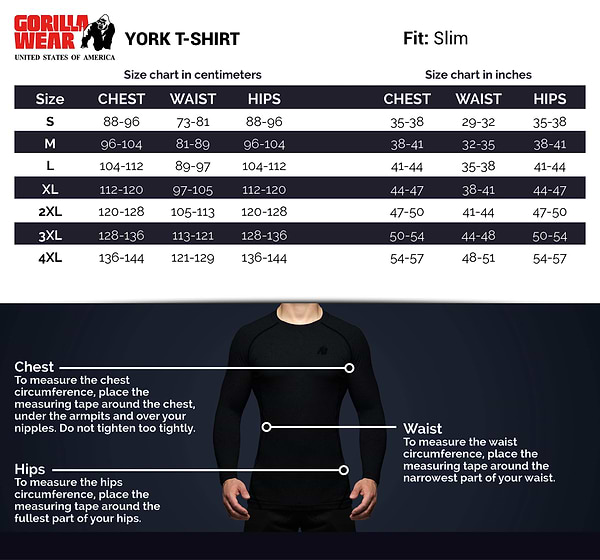 York T-Shirt - Black