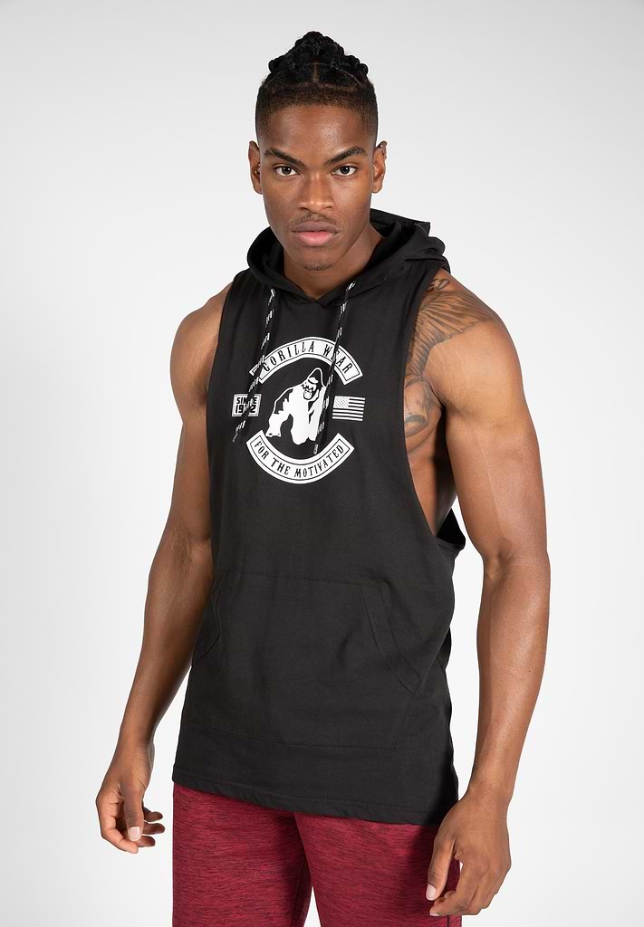 トップス VIAVANDA DISTORTION HOODIE TANK TOP TOPS – VIAVANDA