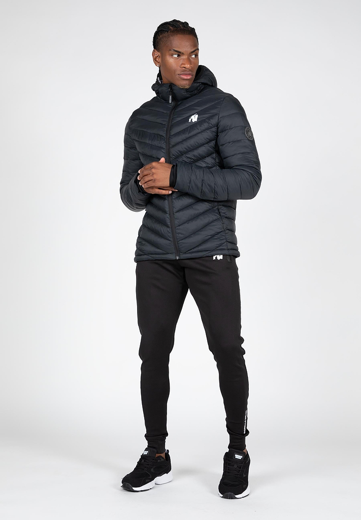 brunt ハーモニー　50 ブラック Osborn Puffer Jacket - Black | GorillaWearUsa
