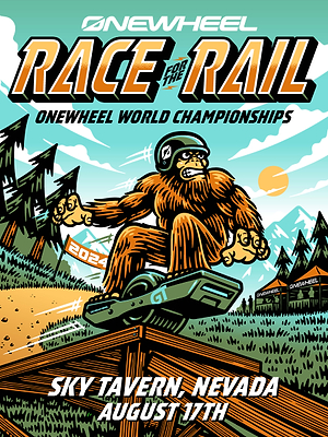 Race for the Rail 2024 Poster