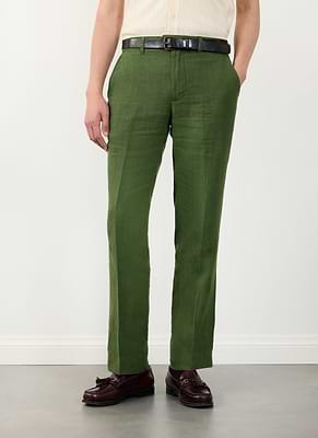 Pleated suit trousers clearance