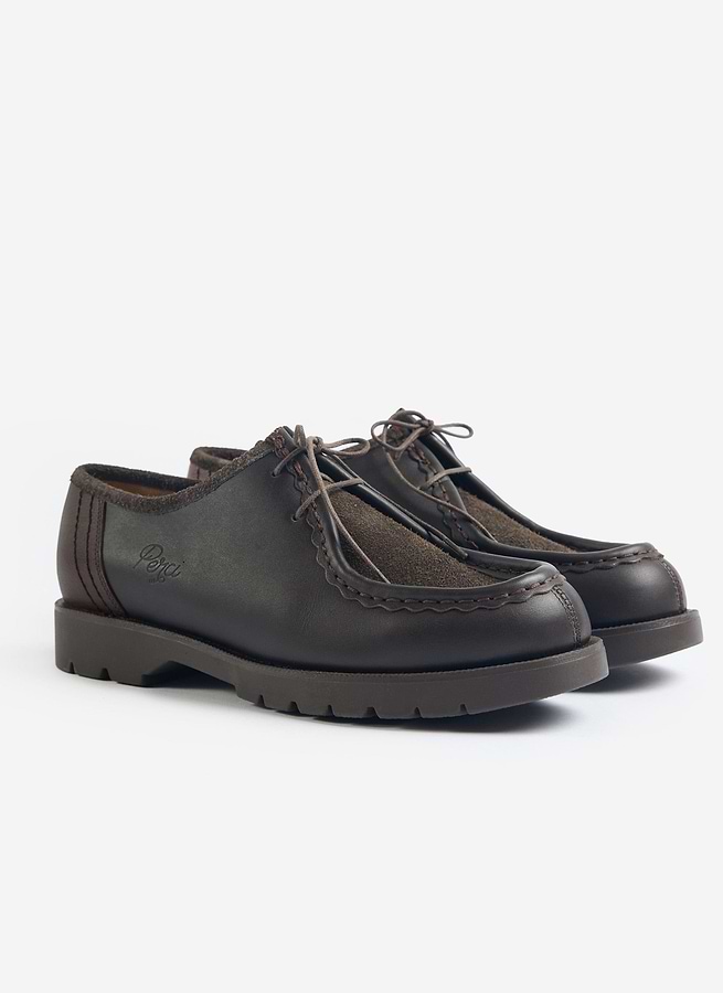 お中元 お歳暮 お年賀 夏 冬 年末年始のご挨拶 ギフト 通販な Men's Kleman Marron | Derby Sole Lug | Shoe Padror 靴