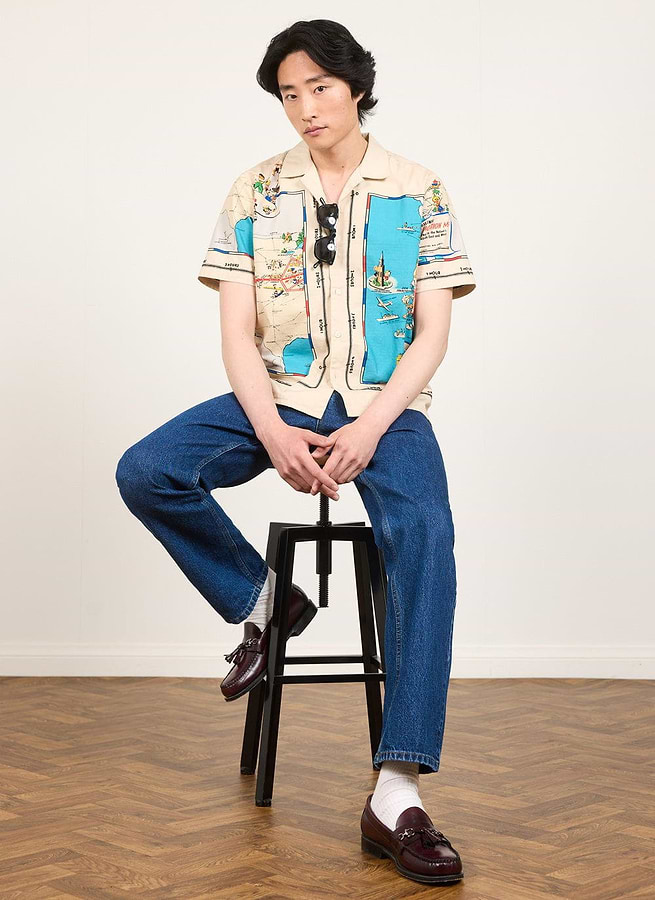 豊富なギフト Zip Quarter Men's Sweater x Percival | Sweater Fisherman | トップス