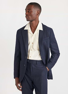 Men's Wool Zip Overshirt | Galaxy | Navy Blue Men's Wool Zip Overshirt | Galaxy | Navy Blue