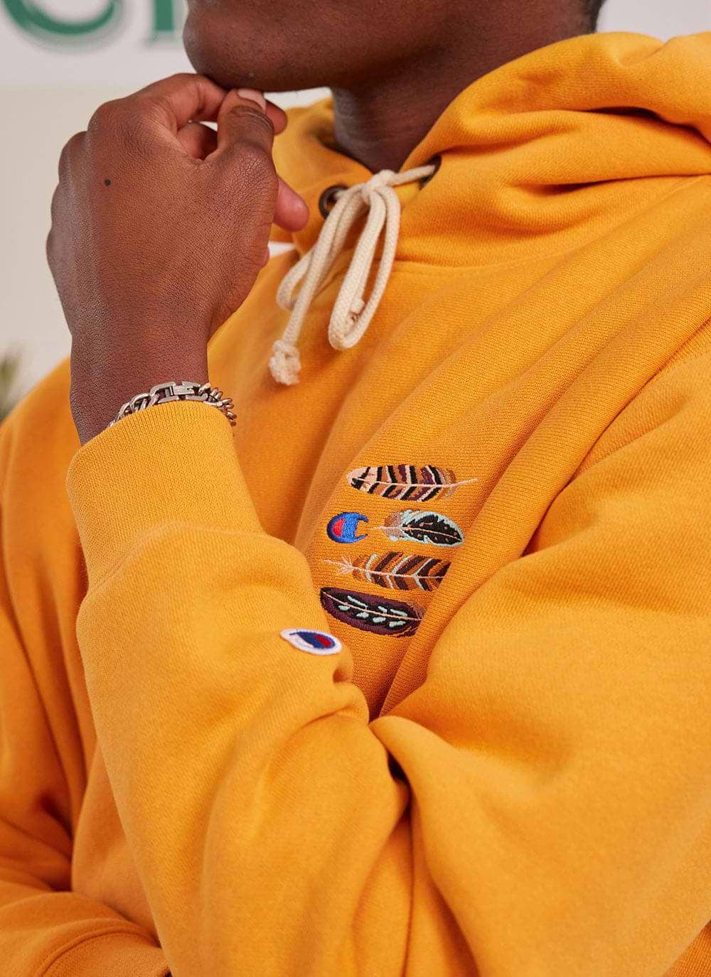 Hoodie champion orange outlet
