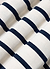Breton Stripe T Shirt | Organic Cotton | Ecru with Navy