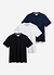 3 Pack Oversized T Shirts | Organic Cotton | White / Black / Navy