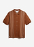 Accolades Knitted Shirt | Cotton | Tobacco