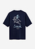 Amor Oversized T Shirt | Organic Cotton | Navy