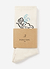 Amor Jacquard Socks | Ecru