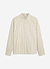 Binding Oversized Pearce Shirt | Cotton | Ecru