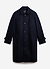 Wool Overcoat | Navy
