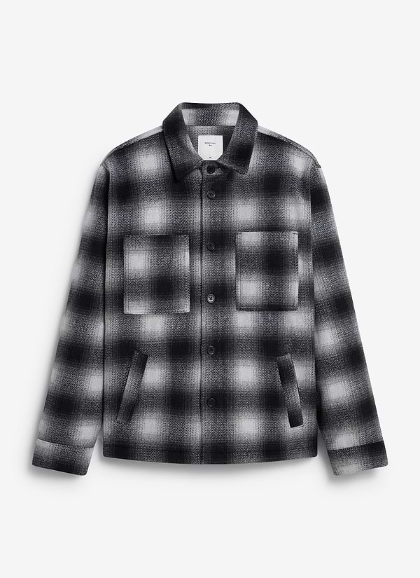 Check Overshirt | Grey
