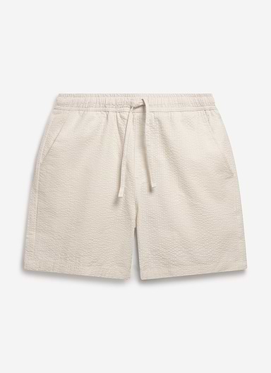 Classic Shorts | Seersucker | Cream
