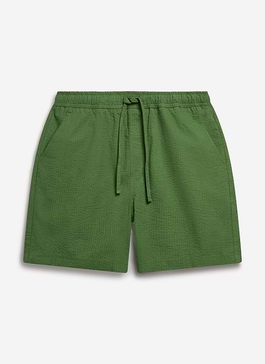 Classic Shorts | Seersucker | Forest