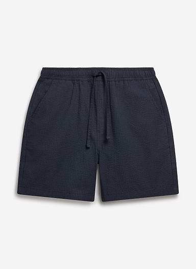 Classic Shorts | Seersucker | Navy