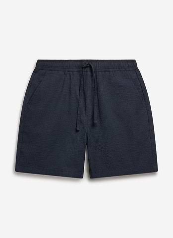 Buy Patrick Seersucker Shorts - Mens shorts in blue - from