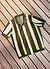 Knitted Stripe Cuban Shirt | Green
